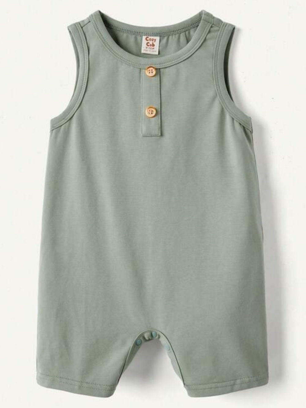 2-Pack Toddler Boy Sleeveless Rompers - 12-18M - Picture 2 of 8